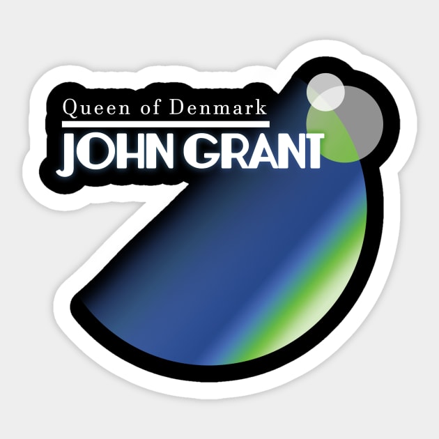 John Grant Queen of Denmark Sticker by TapABCD